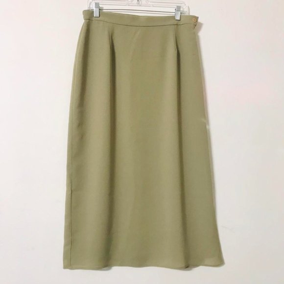 Vintage maxi pistachio sage green - Picture 3 of 4